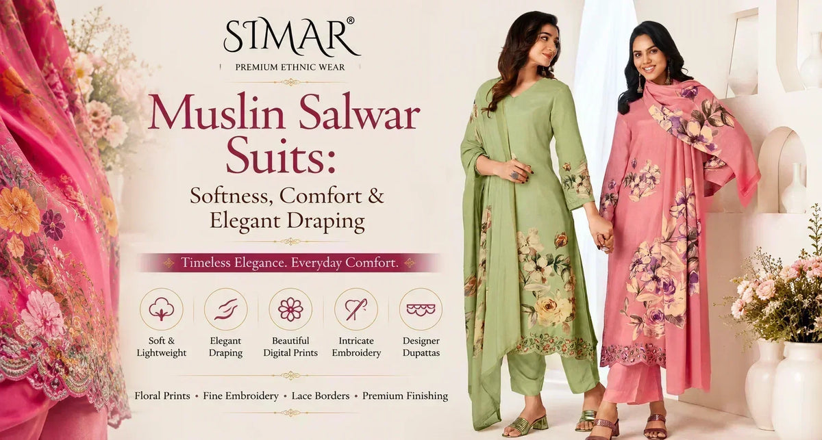 Muslin Salwar Suits: Softness, Comfort & Elegant Draping