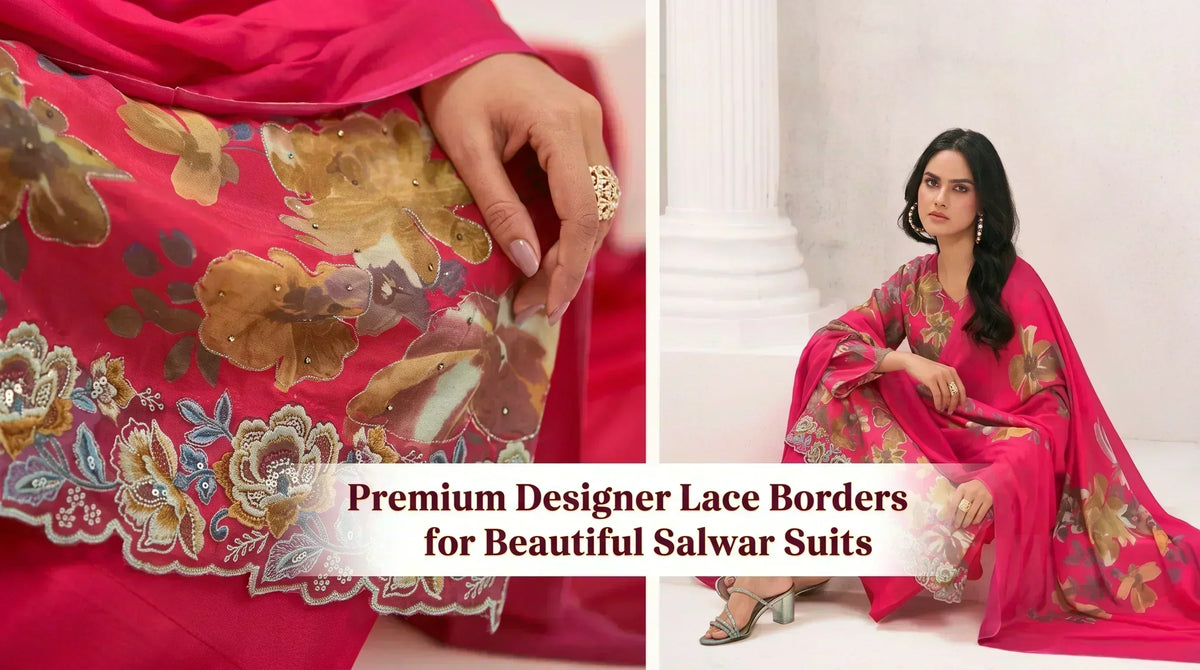 Premium Designer Lace Borders for Beautiful Salwar Suits